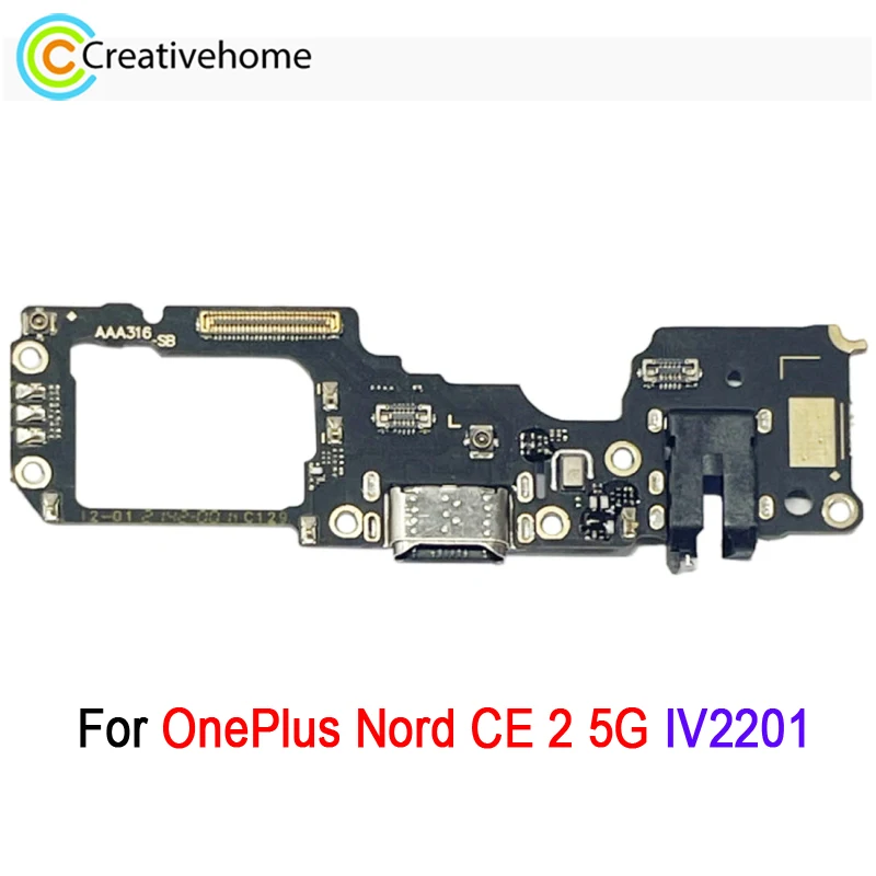 Charging Port Board For OnePlus Nord CE 2 5G IV2201 USB Power Dock Board Repair Spare Part