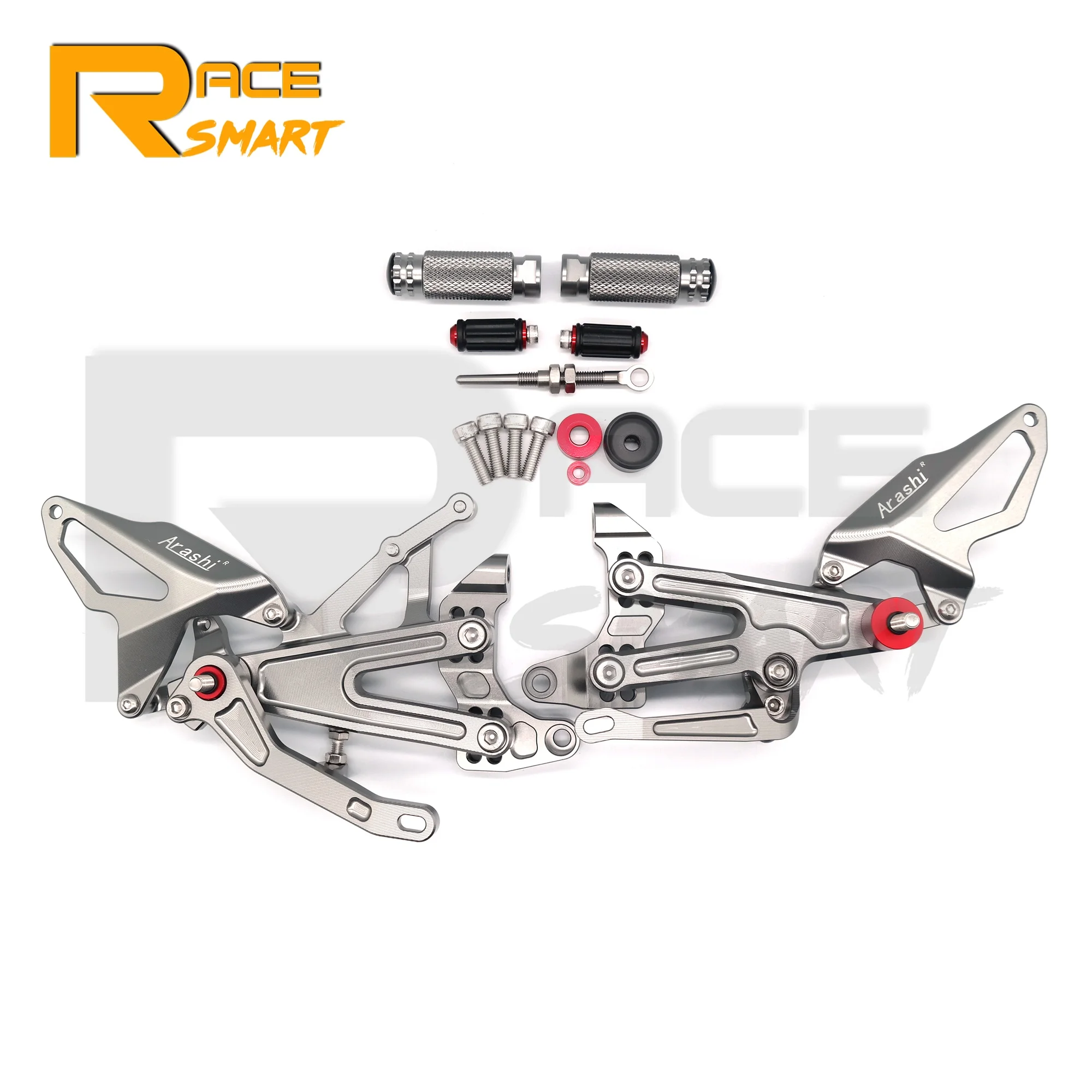 

CNC Adjustable Rearset For DUCATI Panigale V4 / S / R 2018 2019 2020 2021 2022 2023 Footpegs Rear Footrests Foot Pegs Pedal