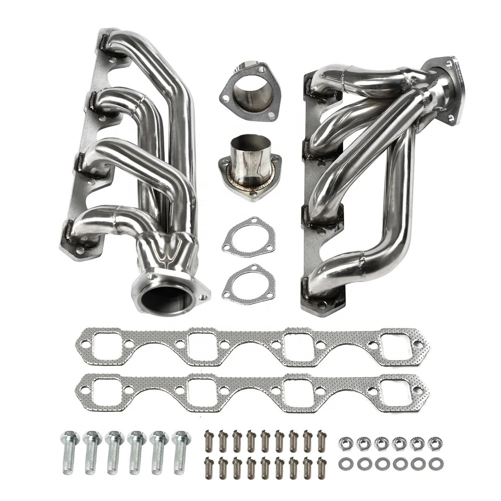 

SXLL Stainless Steel Header Exhaust Manifold Car Modification 260 289 302 Banana Kit 44541PM 1964-1977