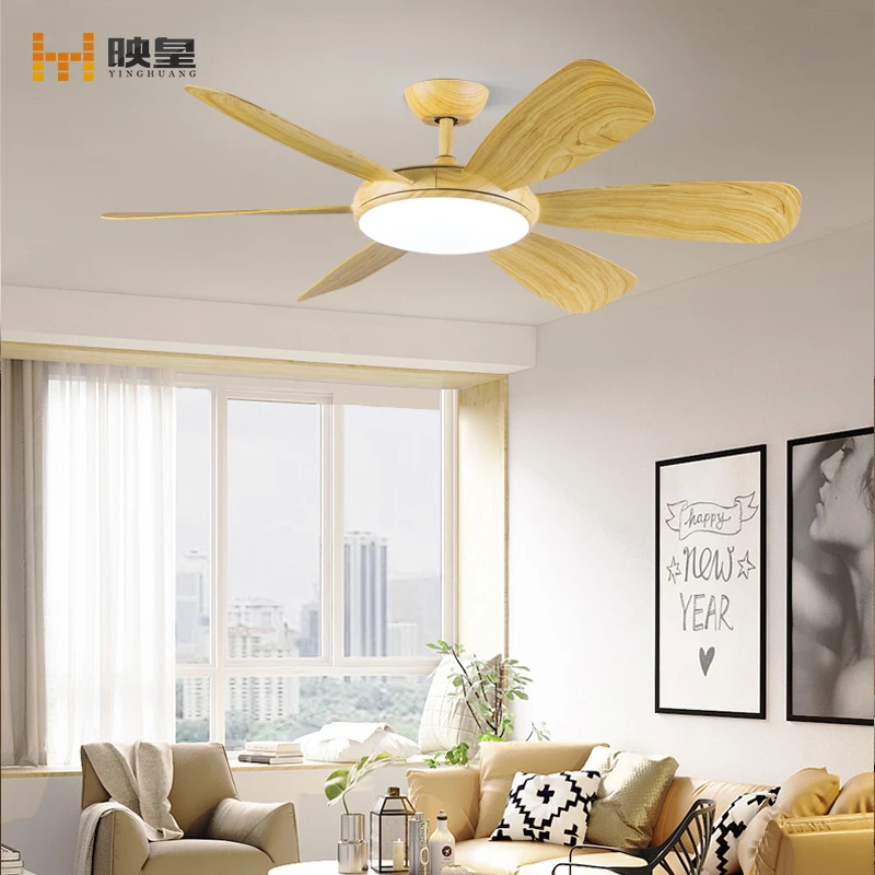 42/52 inches Remote 36w DC/AC ABS blade Retro Wood color Reversible Air Cooler Ceiling Fan with Light