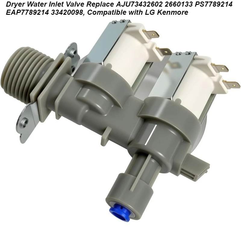 

Dryer Water Inlet Valve Replace AJU73432602 2660133 PS7789214 EAP7789214 33420098, Compatible with LG Kenmore