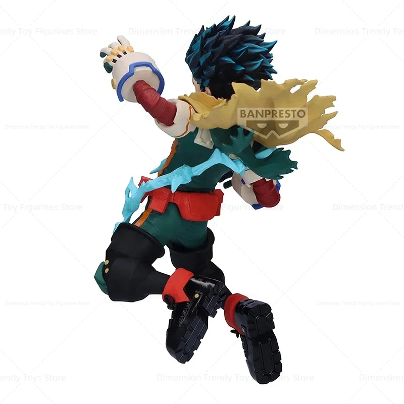 Em estoque bandai banpresto anime meu herói academia os heróis incríveis mais izuku midoriya pvc figuras de ação modelo brinquedos figura dt