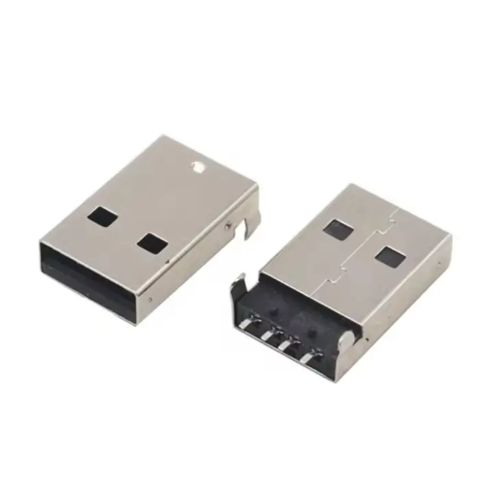 【50-10PCS】USB Type A Standard Port Female Solder Jacks Connector PCB Socket USB-A USB-B type