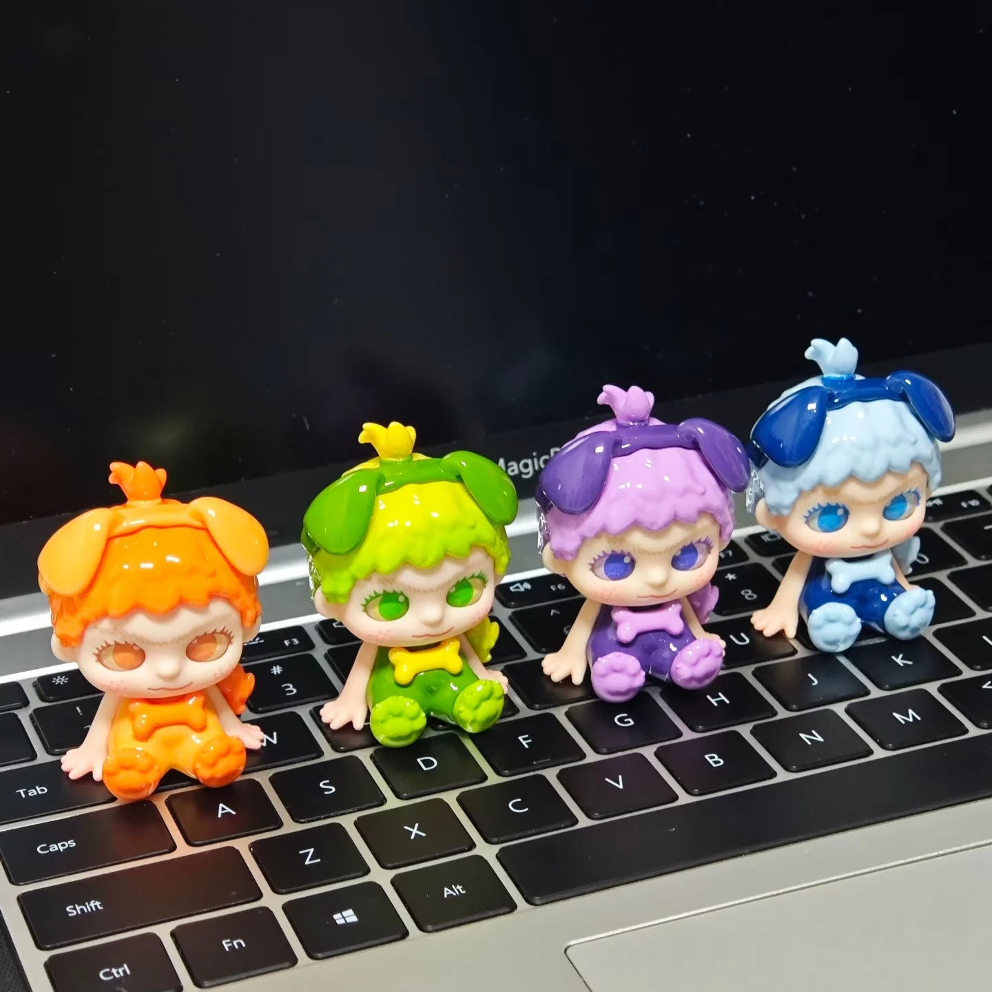 

New Original Qimeng Island Wakuku Cat And Dog Battle Series Trendy Play Blind Box Mini Handmade Ornament Home Decoration Toy Gif