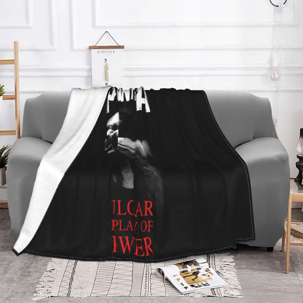 Pantera Vulgar Display Of Power V3 Heavy Metal Black Xs3Xl With Hot Formal Colour Throw Blanket