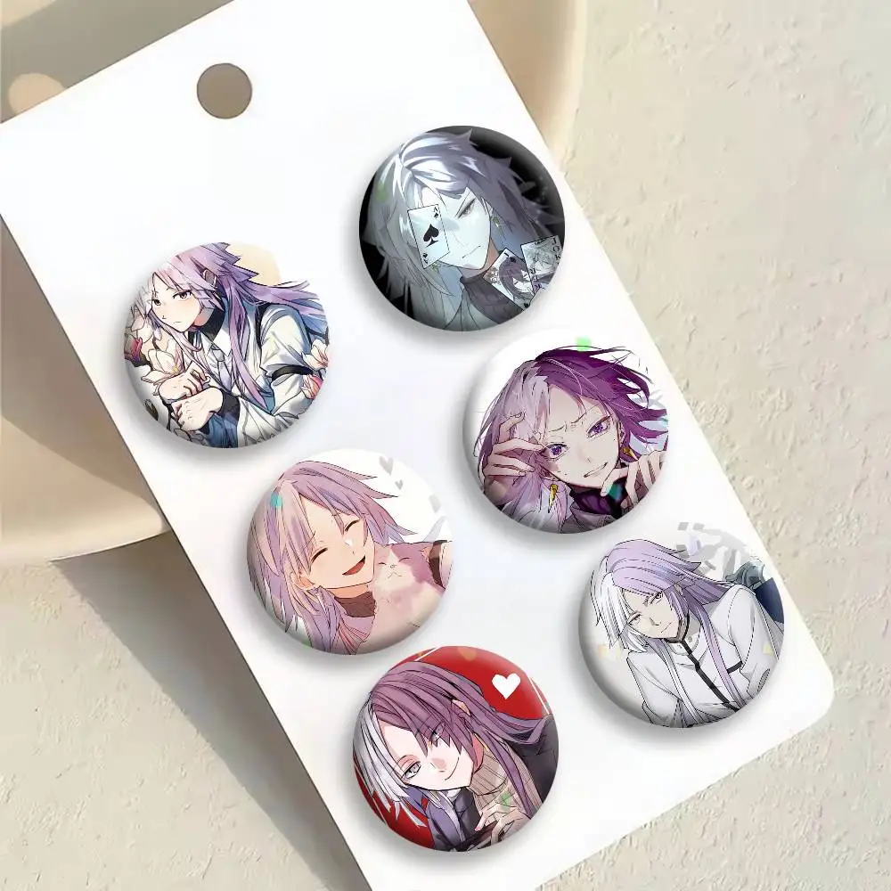 S-Sigma BSD B-Bungo Stray Dogs Brooches Cartoon Badge Pins Backpack Hat Accessories Friend Gift
