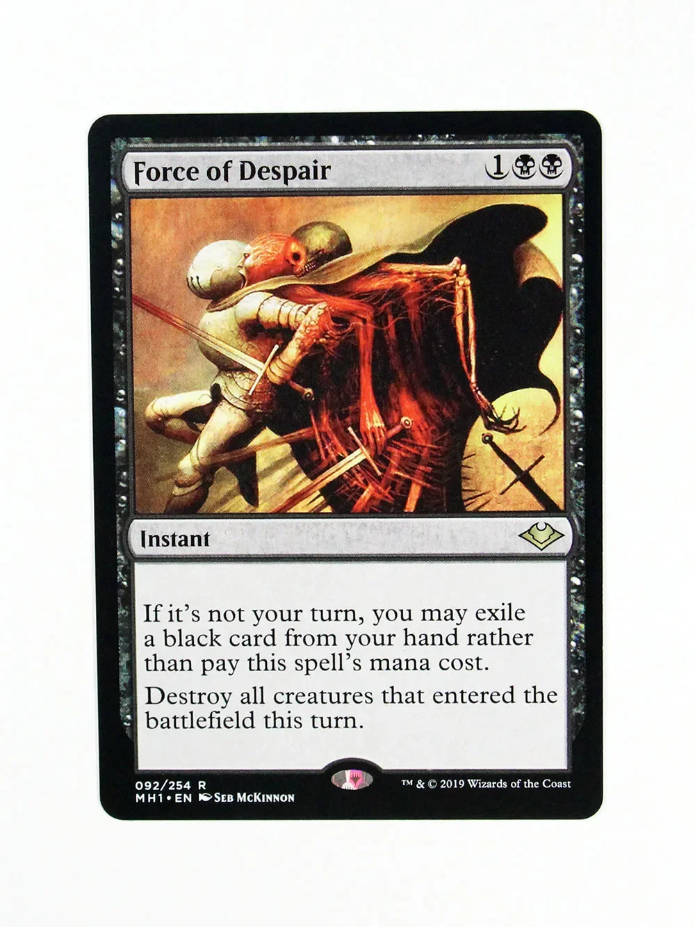 

Force of Despair (MH1) holo TCG magical Cards Game Black Top Quality Proxy Playing Cards Board Game Trading Cards Proxy