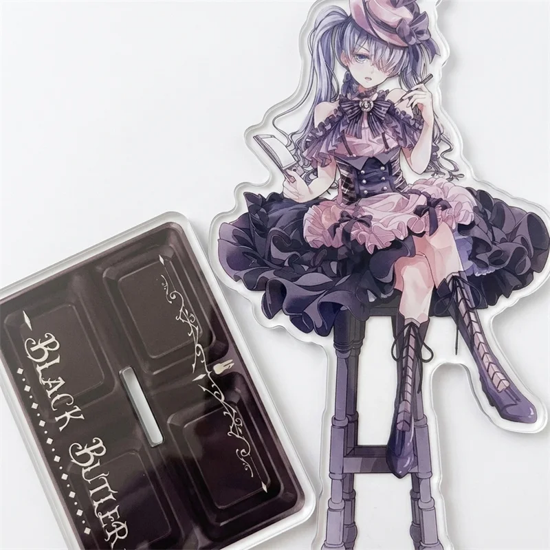 Anime Black Butler Ciel Alois Cosplay Acrylic Stand Model Plate Figure Desktop Ornament 2Pcs Accessories Fashion Decoration Prop