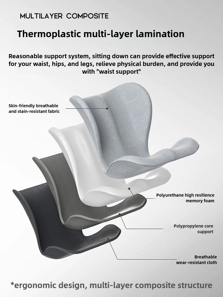 وسادة أرضية لكرسي المكتب، وسادة دعم قطني، أداة سحرية للجلوس المطول، وسائد مقعد مريحة، كرسي الجلوس