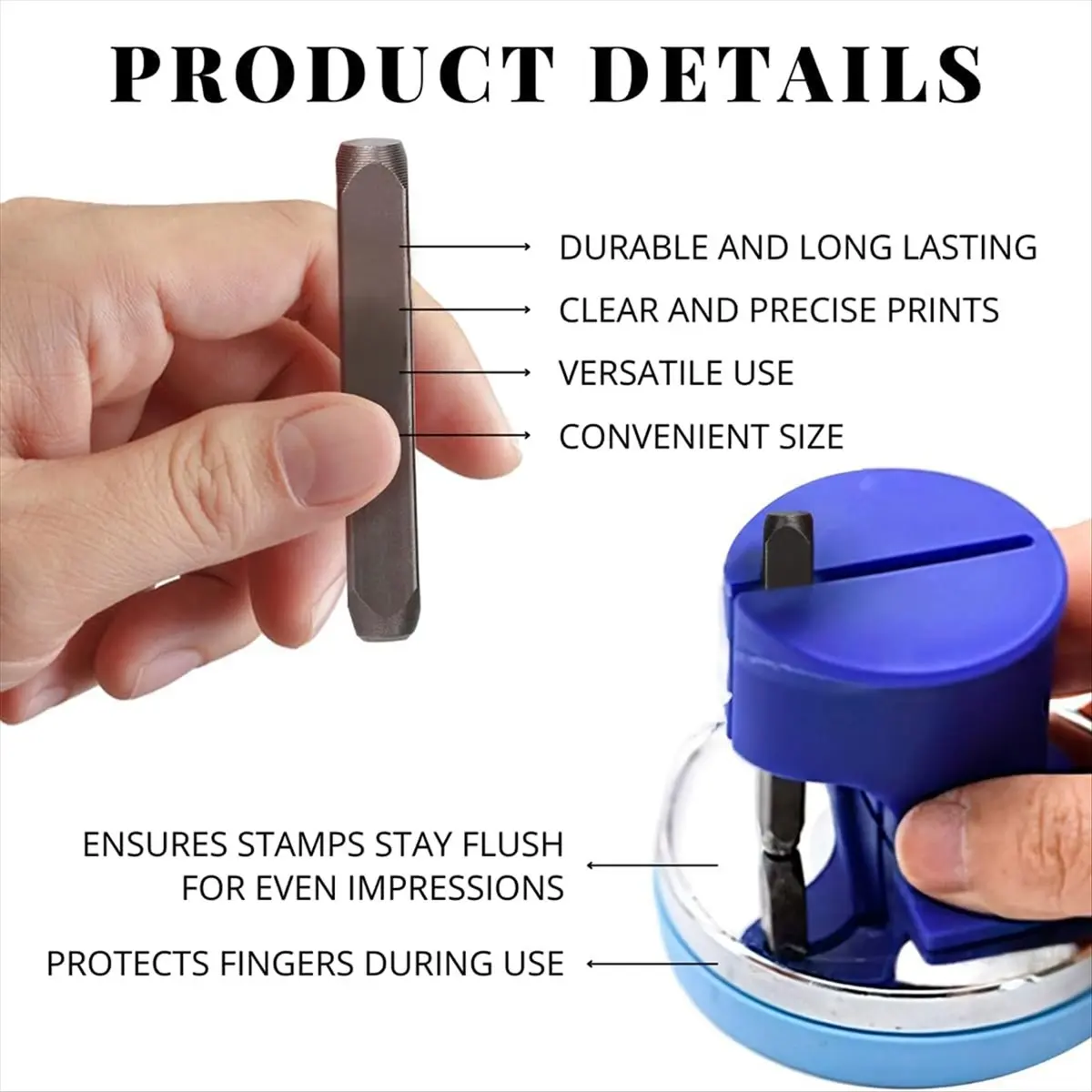 danshi Metal Stamping Kit - Letter Punch Set Metal Stamps for Jewelry Making Leather Steel Number and Letter Stamping Kit