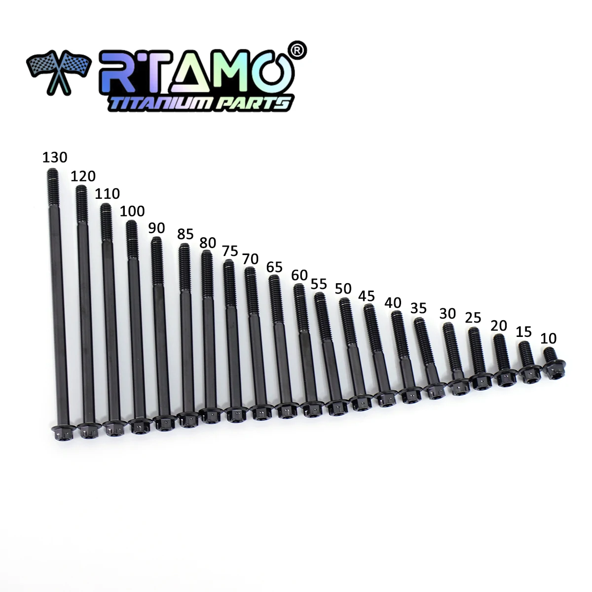 RTAMO Bulloni in titanio Gr5 M6X10-130mm viti frizione motore carter testa ingranaggio Torx elementi di fissaggio CNC