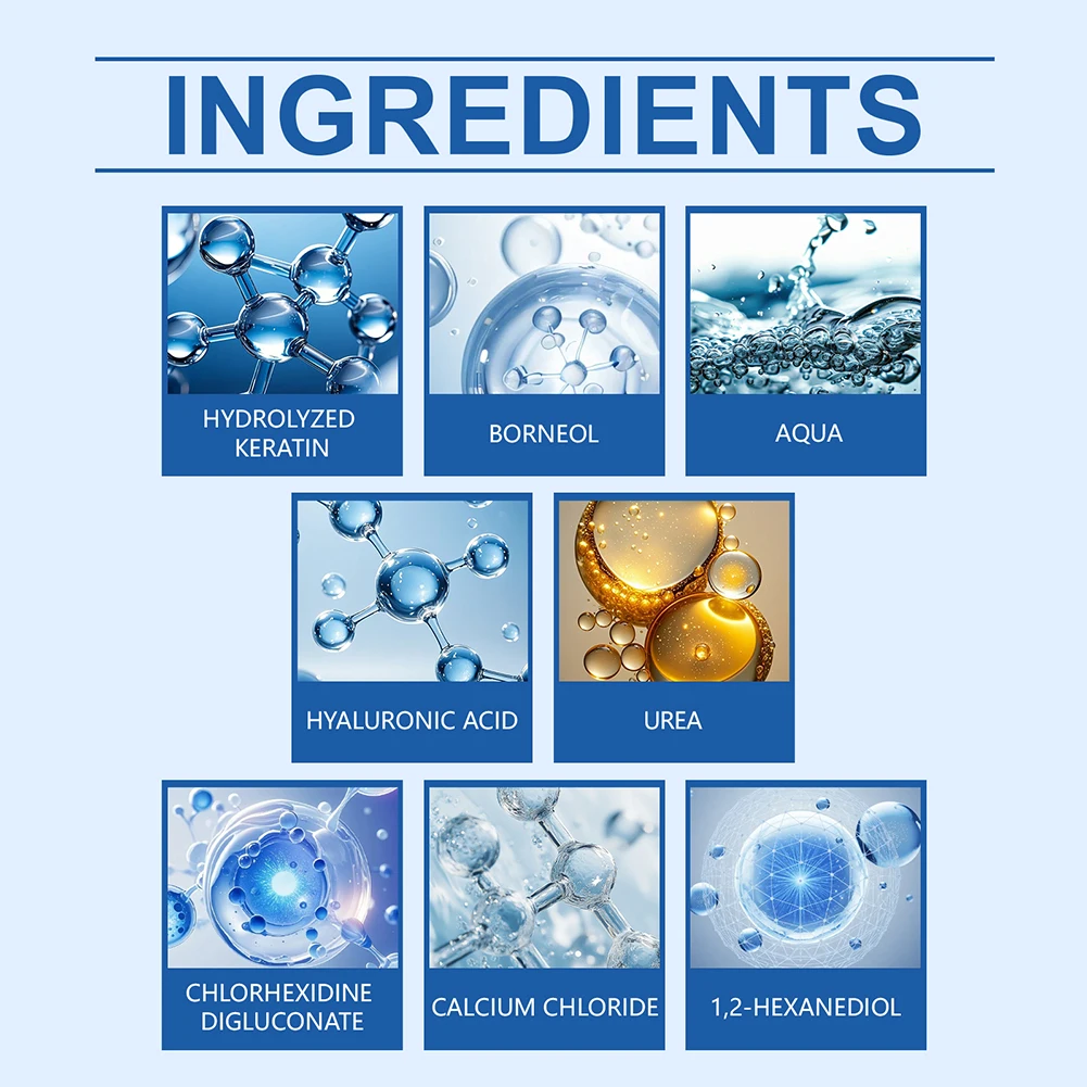 10 مللي علاجات إصلاح الأظافر المهنية مقوي الأظافر للأظافر الهشة العناية بالأظافر سائل ترطيب للنساء والرجال #5