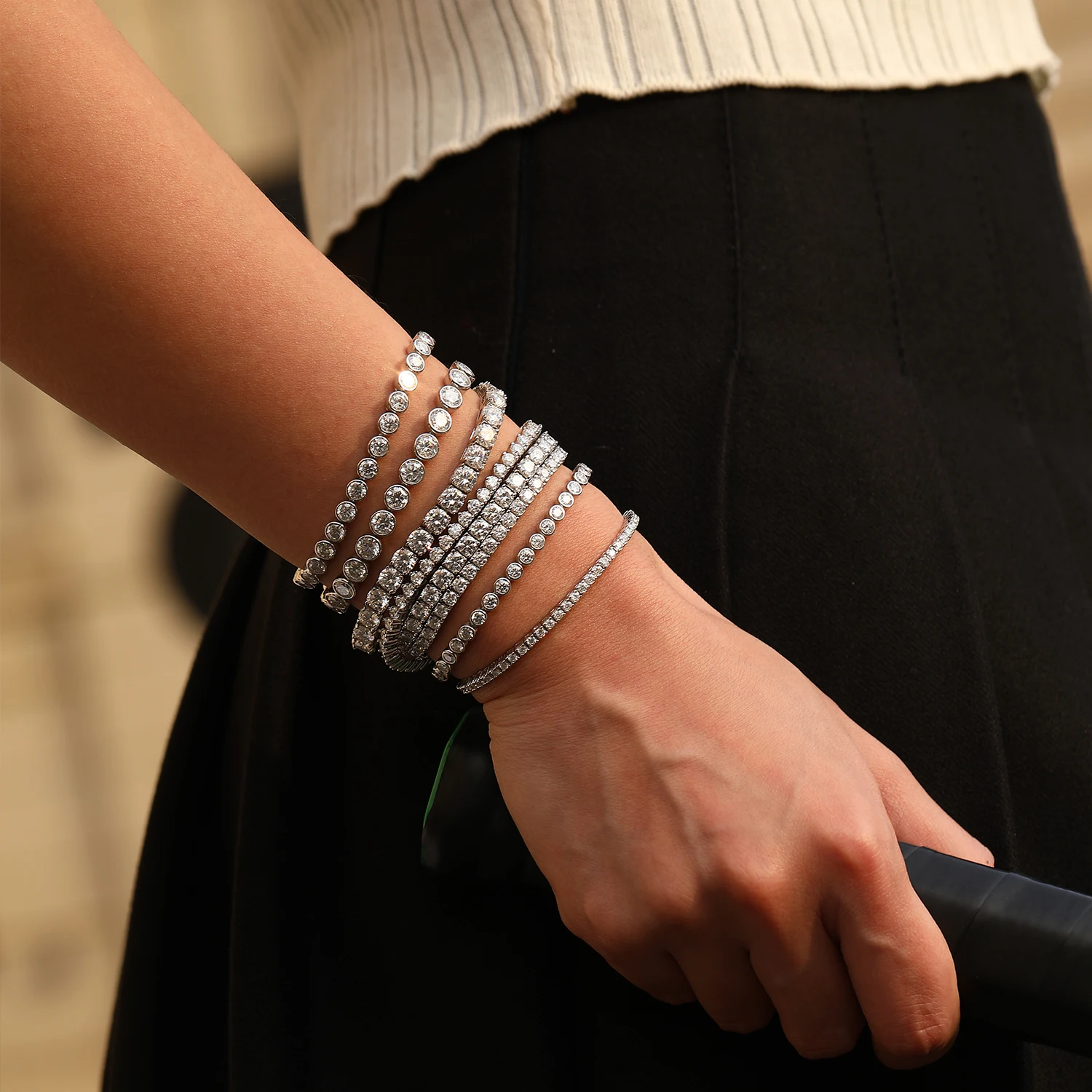 Thumbnail 3 - #9 Trending Moissanite Tennis Bracelets Right Now