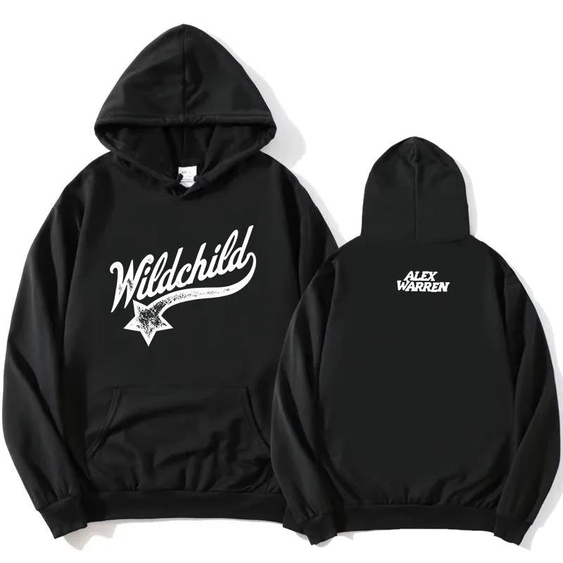 Alex Warren WILDCHILD Hoodies met lange mouwen Casual dames/heren sweatshirts Fleece zacht unisex streetwear grafische merchandise printkleding
