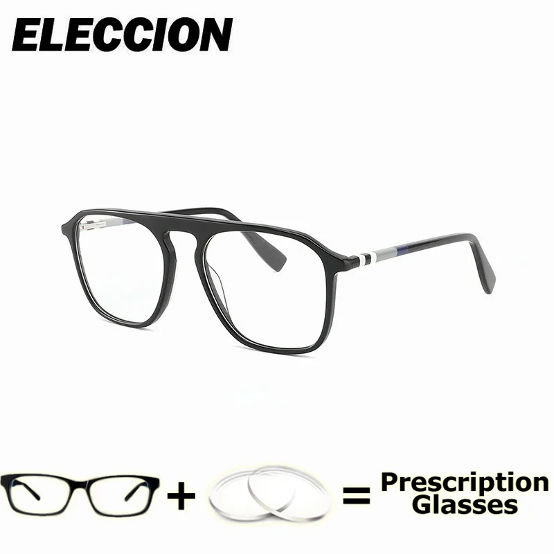 

ELECCION очки по рецепту для близорукости для женщин и мужчин, высокое качество, большая оправа, близорукие очки с индексом, индивидуальное стекло с защитой от синего луча