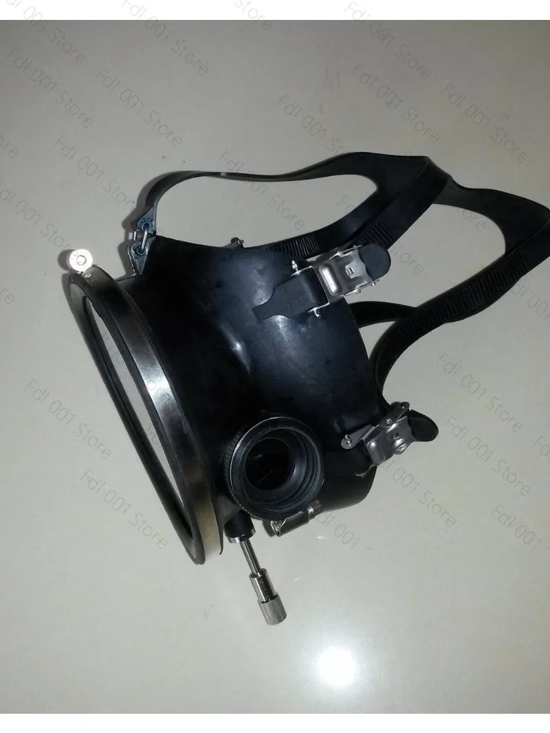 Diving 693 Silicone Rubber Full Mask Breathing Apparatus Scuba Mask Headgear Can Call Glass Lens Five Claw Bandage