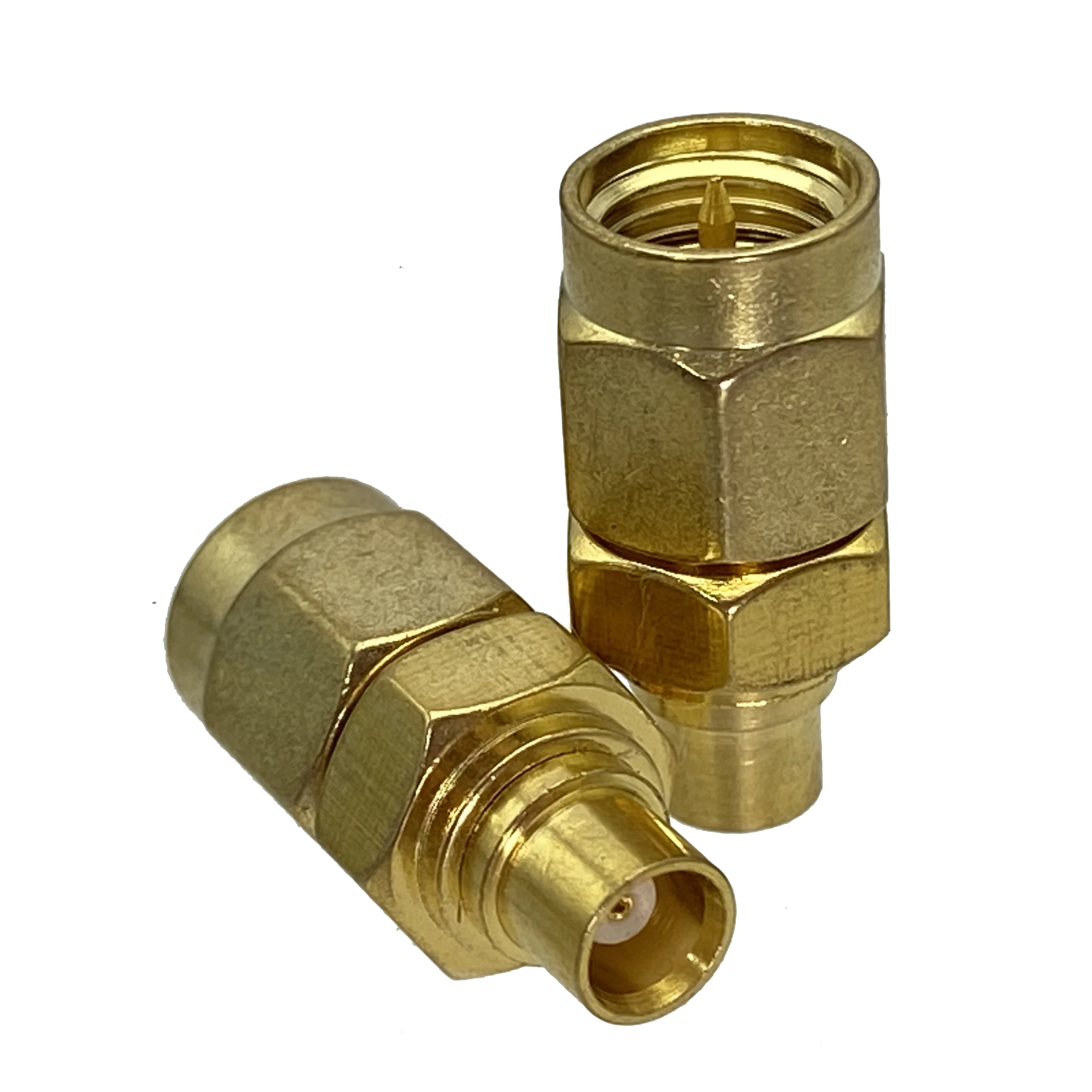 1Pcs Adapter SMA Male Plug to MCX Female Jack Straight RF COAXIAL Connector 50ohm Wire Terminals