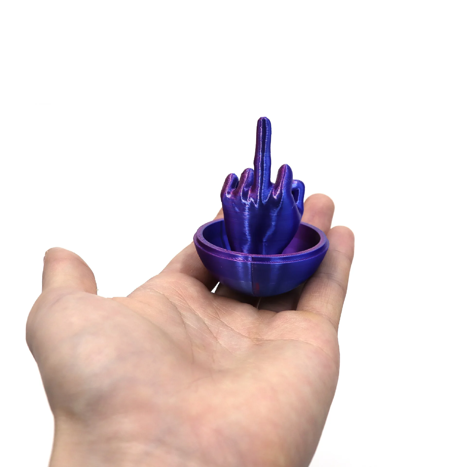 Nieuwigheid Simulatie Ei Speelgoed Creatief 3D Afdrukken Verrassing Middelvinger Eieren Kinderen Verjaardag Pasen Verrassing Eieren Party Parodie Cadeau