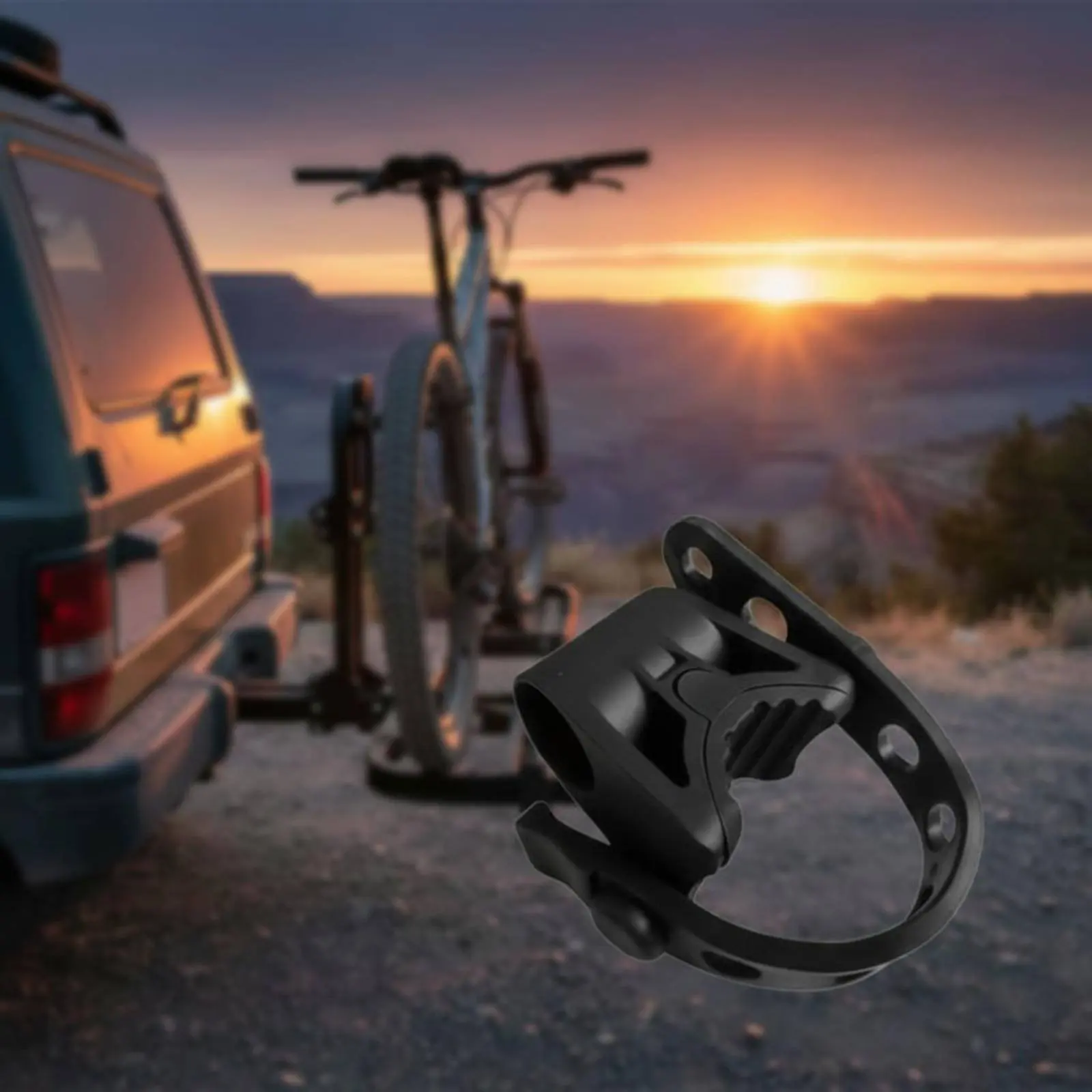 Rear Bike Rack Strap Secure Grip Bike Rack Rubber Strap Cycle Holder Band Adjustable Car Accessory Slip Resistant for Travel