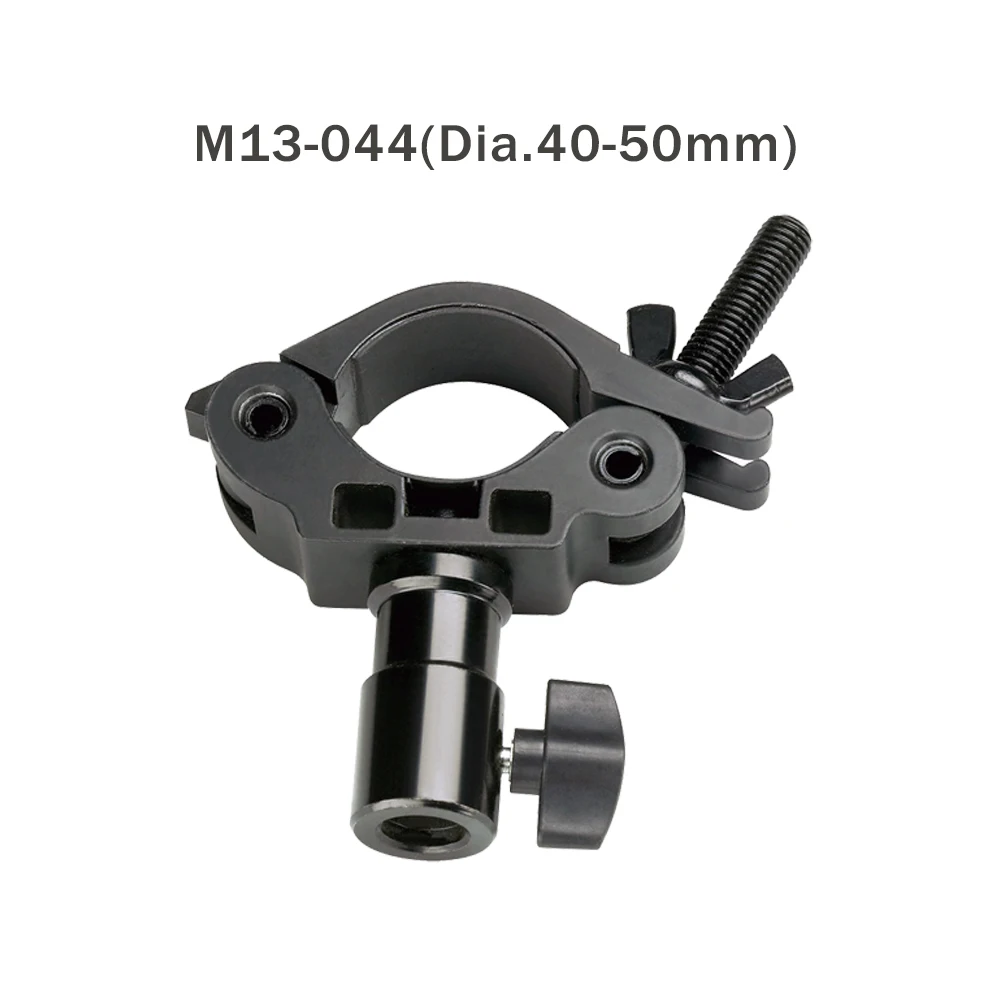 Video Tube Clamp Coupler with Male / Femal Stud 30-35mm 40-50mm for LED Photographic Studio Light Flash Speed Light Hanging