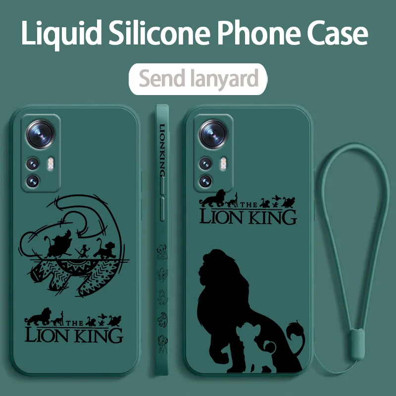 جراب هاتف لين بحبل أيسر سائل من Disney Lion King ، مناسب لـ Xiaomi Mi 13T ، 12T ، 11i ، 11X ، 11T ، 10T ، 9 ، A3 ، Note 10 Pro Lite #4