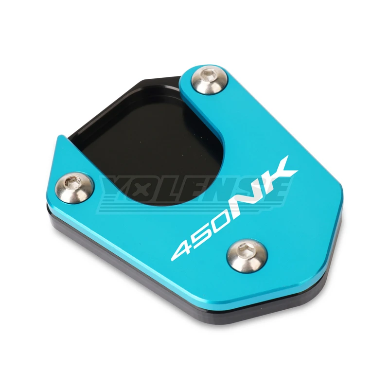 يصلح ل CFMOTO 450NK 450SR 450CLC CF 450 NK SR CLC 2023 2024 2025 دراجة نارية CNC الجانب حامل مسنده لوحة موسعة وسادة للقدم #5