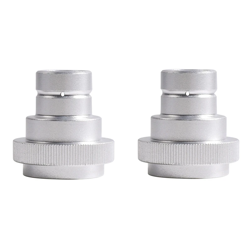 

2X Quick Adapter For CO2 Soda Water Sparkler DUO, Tank Canister Conversion For Soda Stream Soda Machine Silver