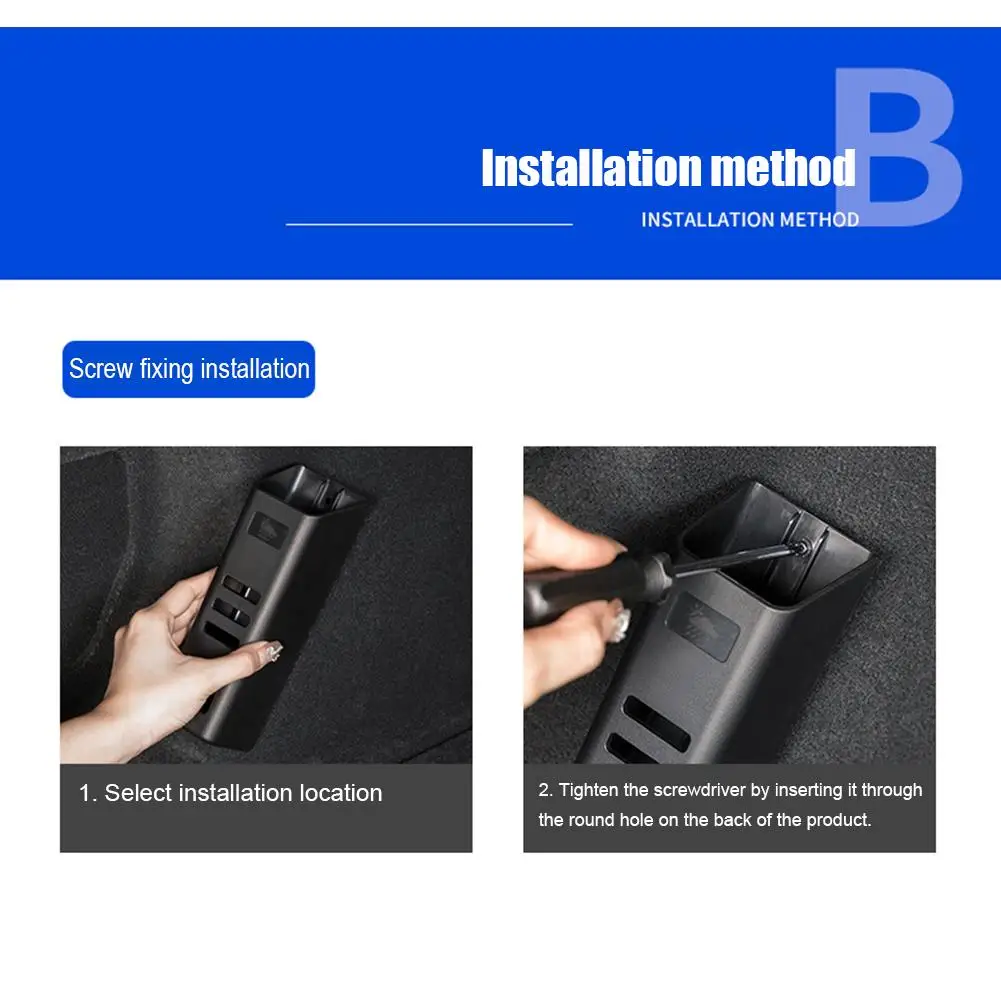 Universeller Wasserdichter Regenschirmhalter für den Kofferraum, Ohne Bohren, Auto-Innenraum-Organizer für Regenschirme ﻿ – Detail 12