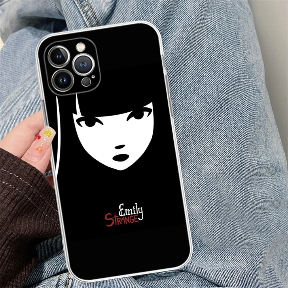 E-Emily T-The S-Strange Mousepad Silicone Soft For Iphone 16 15 14 13 12 11 Pro Mini XS MAX Plus X Cover