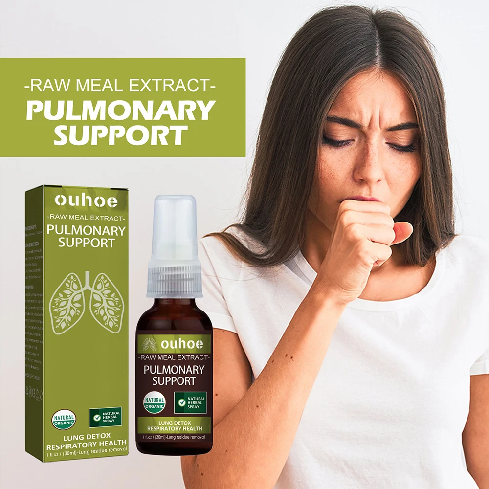 30ml Herbal Oral Spray Relieves Phlegm Dry Throat Itching Fresh Breath Cough Relief Personal Health Care