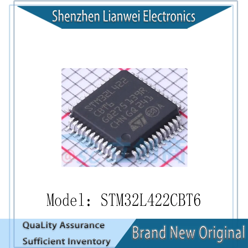 

(2 Piece) 100% New Original STM32L422CBT6 IC MCU Chipset LQFP-48