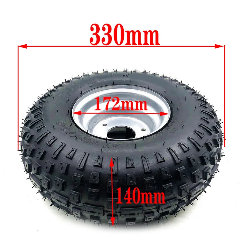 6 Inch ATV Wheel 145/70-6 All Terrain Vehicle Tyre Fit For 50cc 
