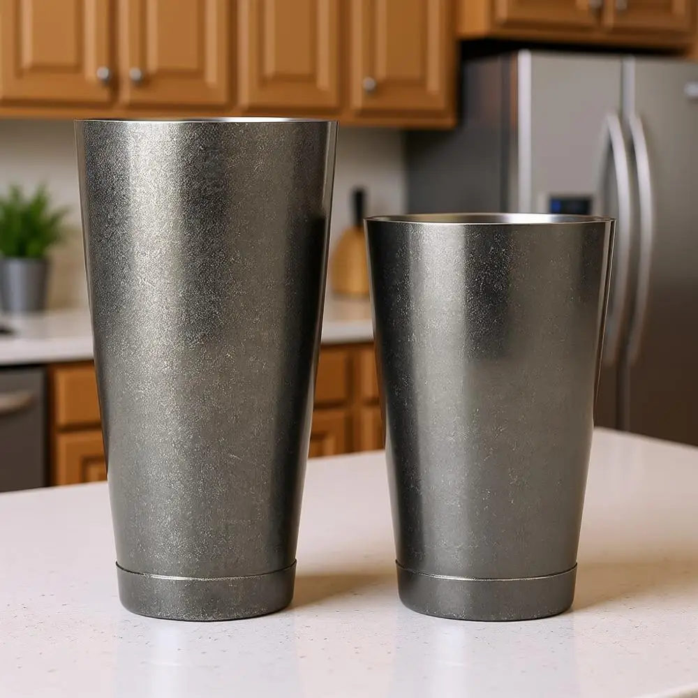 

Набор для коктейлей, винтажный черный, 18 и 28 унций