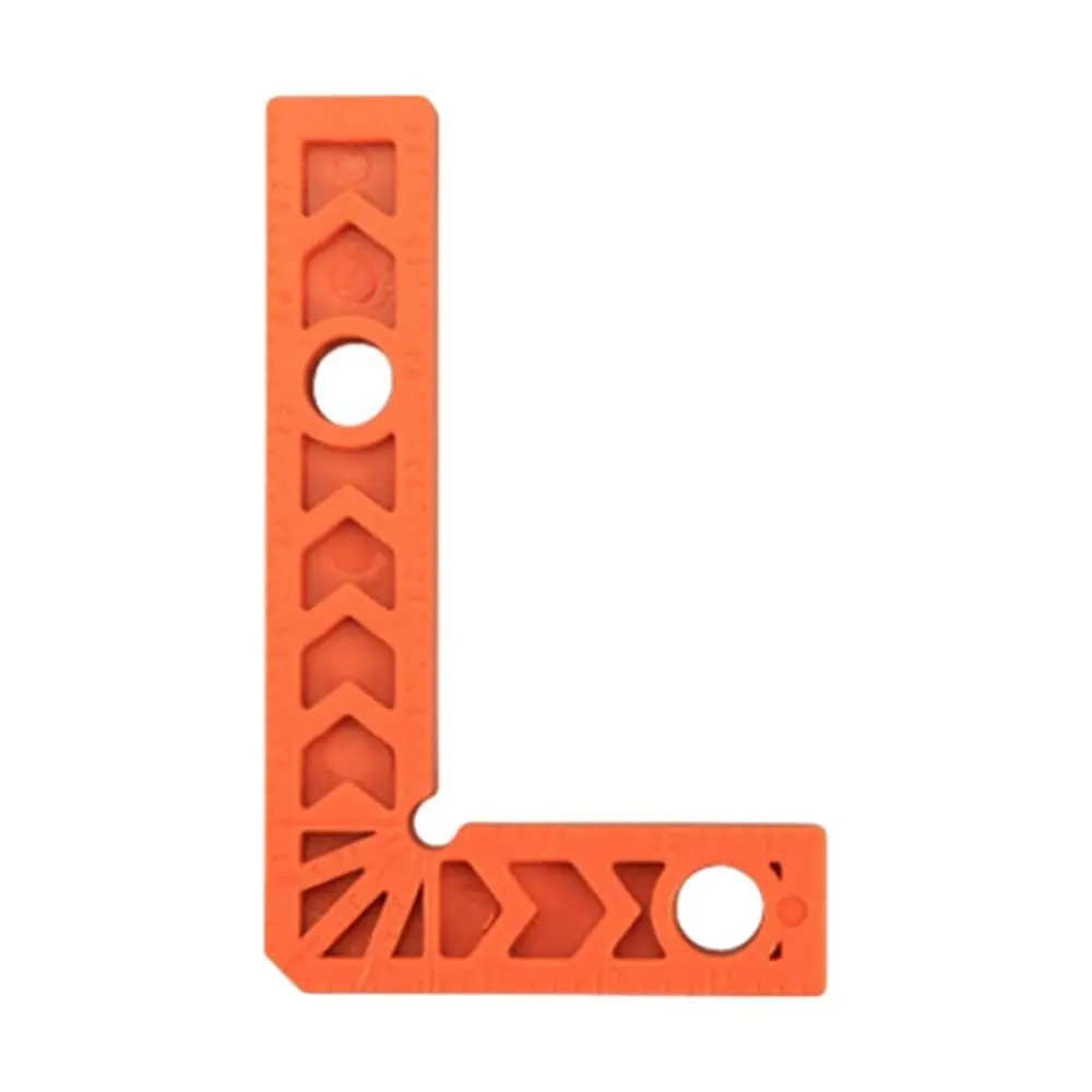 1Set Woodworking Tool Right Angle Ruler L-Shaped Fixed Angle Gripper 90° Positioner Tool Plastic 3/4/6/8 inch