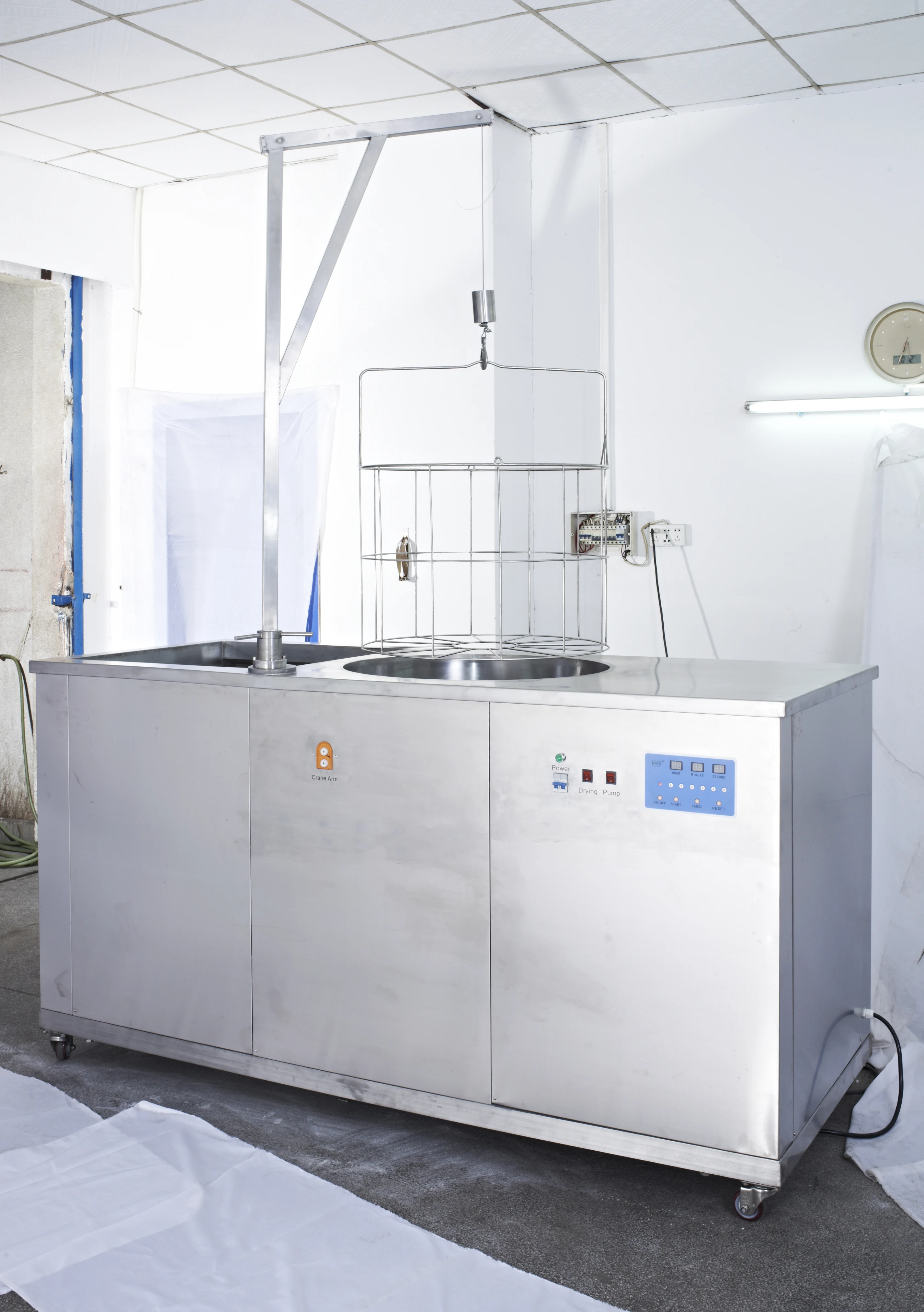 Custom Industrial Ultrasonic Cleaner Machine Single Bath Car Engine DPF Parts Washer Stainless Steel Ultrasonic Cleaning Machine