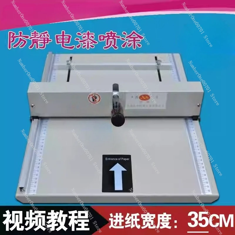H460 Manual Creasing Machine A3+ Scoring Perforation Tool for Photo Book Album Card Cover Folding Line Maker