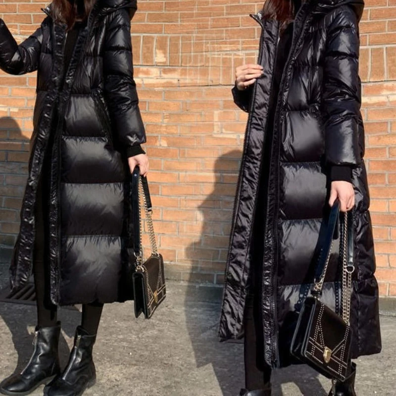 Cotton Jacket Women's Mid-length Over The Knee 2025 Winter New Padded Jacket Loose Thickened Padded Jacket