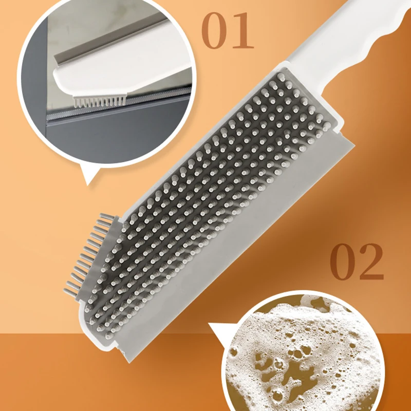 

Gap Silicone Brush Multifunctional Bathroom Countertop Kitchen Three-in-one Cleaning Tool New Bathroom Supplies