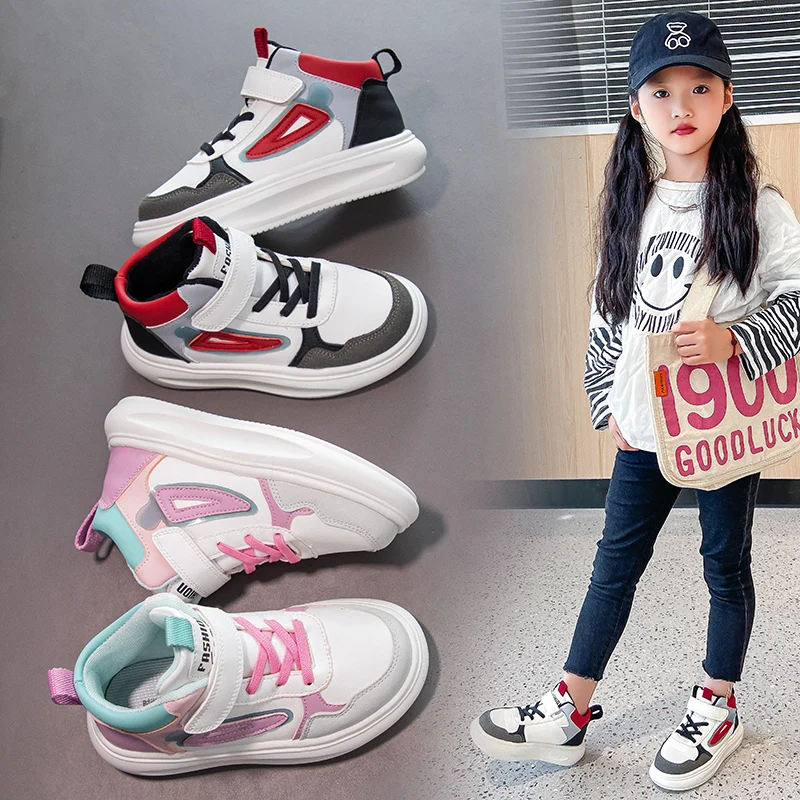 

Детские кроссовки, весна-осень 2024, новый стиль, корейская теплая и удобная модная обувь, универсальная обувь для мальчиков и девочек