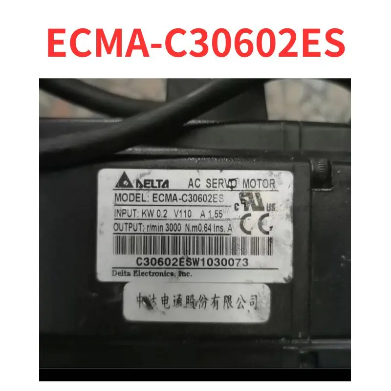 

Second-hand ECMA-C30602ES servo motor tested OK