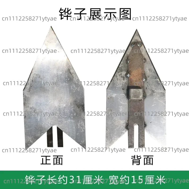 Manual hand-pulled plow, single person micro-tiller, share-type plow, trenching artifact, ridge-raising all-in-one machine,