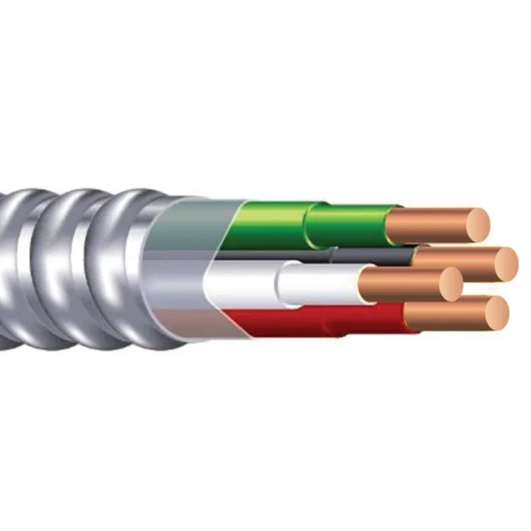 Алюминиевый кабель Thhn 12/2 Ga B/W/Green (250 футов)