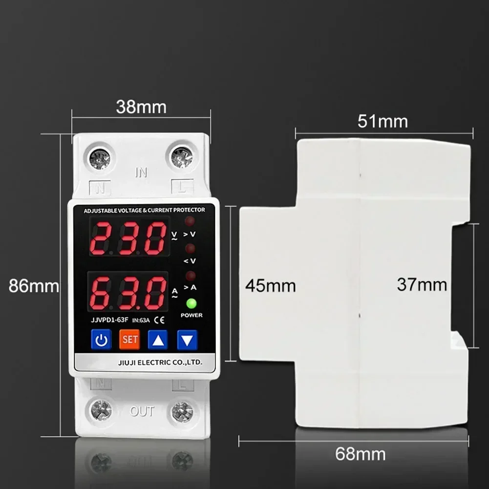 

X Over And Under Voltage Protector Self-Restorable Closed By Default AC220V Current Motor Control Protection Unit