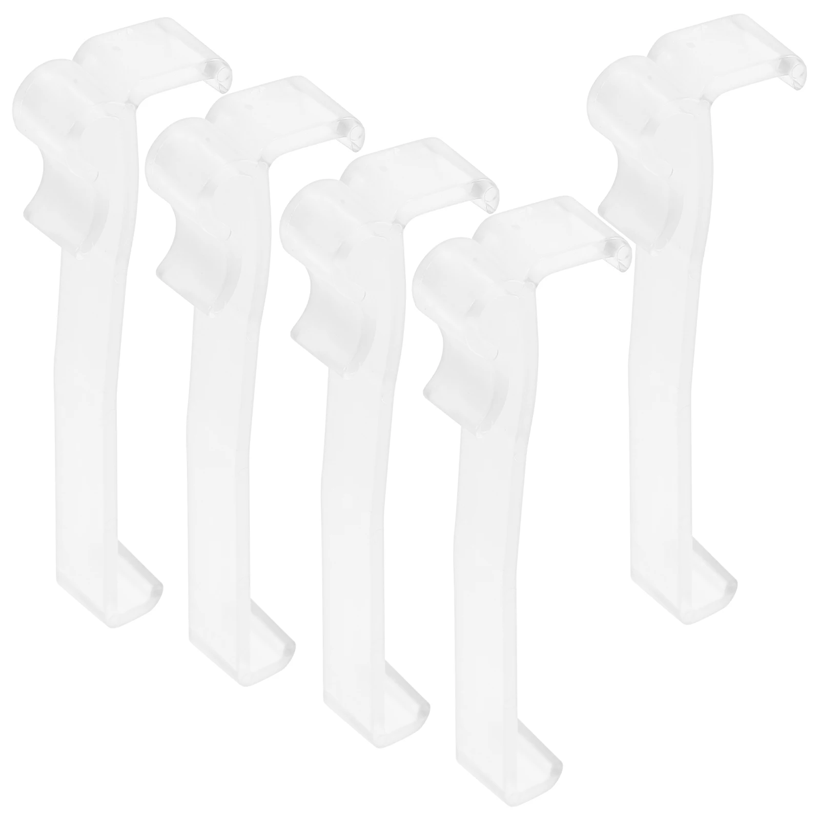 

24Pcs Clear Valance Retainer Clips Easy to Use and Clean Versatile for Home Office Shop Window Blinds Blind Clips for Valance
