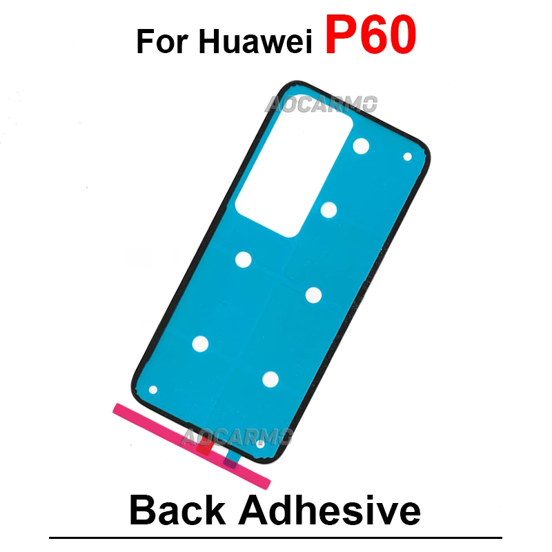 1Pcs Rear Door Sticker For Huawei P60 P60Pro Back Cover Adhesive Tape Glue Replacement