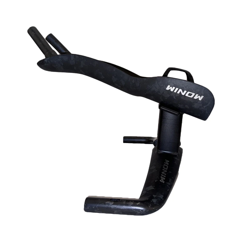 Manillar TT de carbono más nuevo, modelo HB052, manillar Aero de carbono integrado para bicicleta TT, manillar de prueba de tiempo de carbono, barra TT