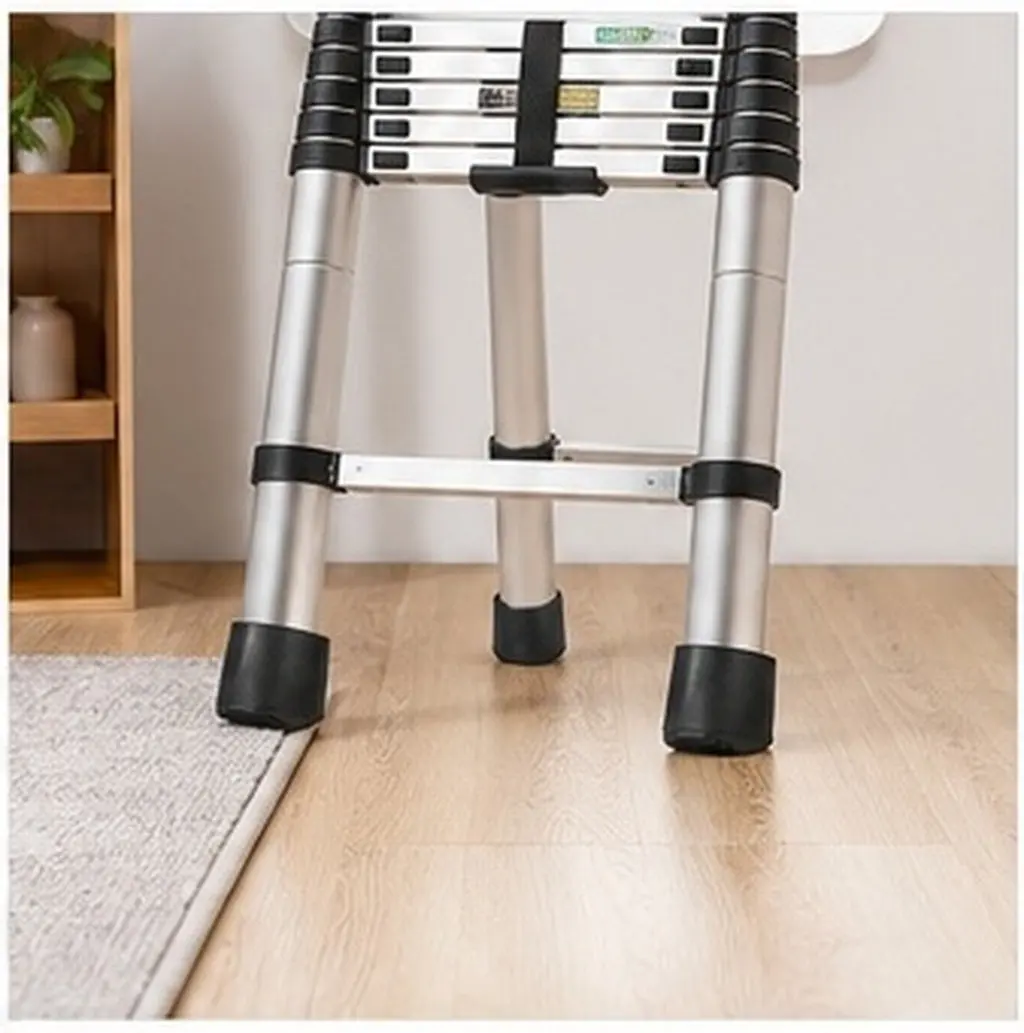4pcs Non-Slip Ladder Feet Protectors – Rubber Safety Pads for Telescopic & Foldable Ladders