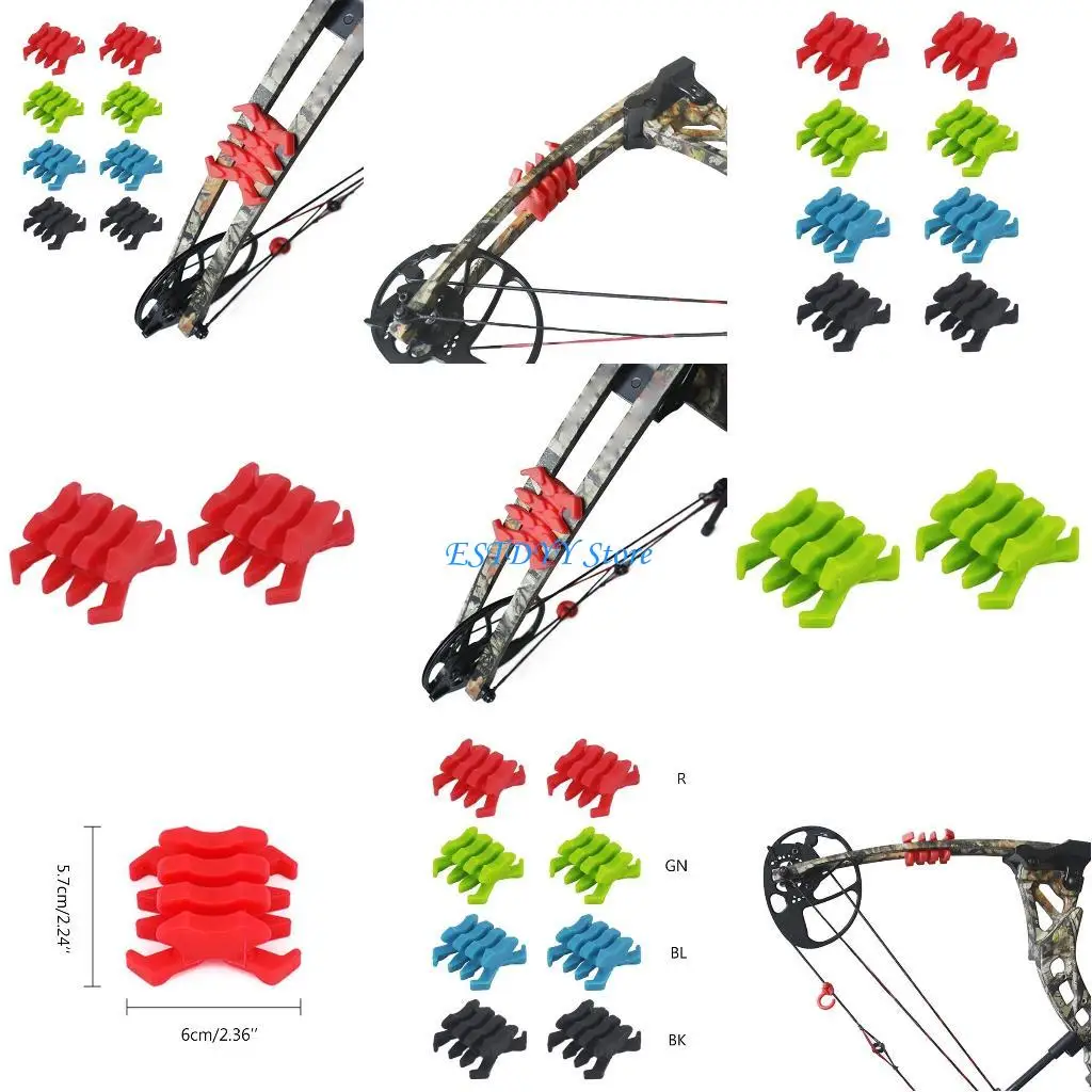 

G6DE 2Pcs Rubber Bow Split Limb for Most Compound Bow