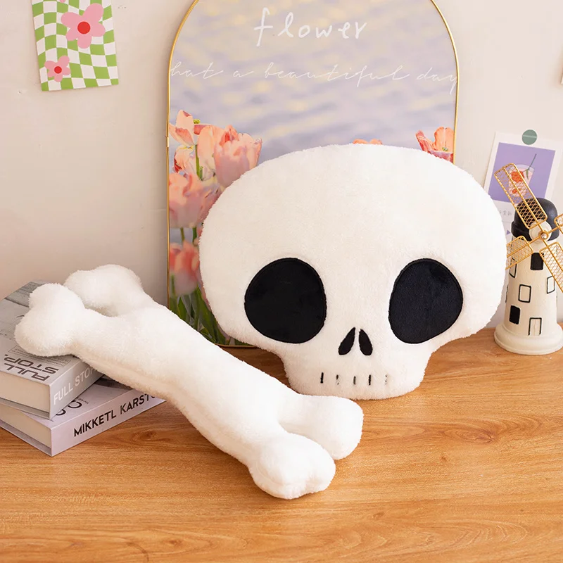 Skull Cross Bone Halloween Pillow Home Sofa Chair Cushion Kids Hug Pillows Happy Halloween Party Favors For Kids Gifts