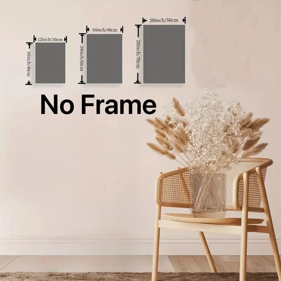 ภาพพิมพ์บนผ้าใบ 3 ชิ้น/ชุด ศิลปะสมัยใหม่ ลายดอกไม้สไตล์โบโฮ ศิลปะตกแต่งผนังยุคกลางสมัยใหม่ เหมาะสำหรับเป็นของขวัญ ตกแต่งห้องนอน ห้องนั่งเล่น และทางเดิน